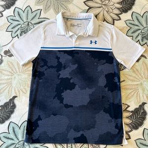 Youth large loose fit , Heat gear, boys, golf shirt from Under Armour